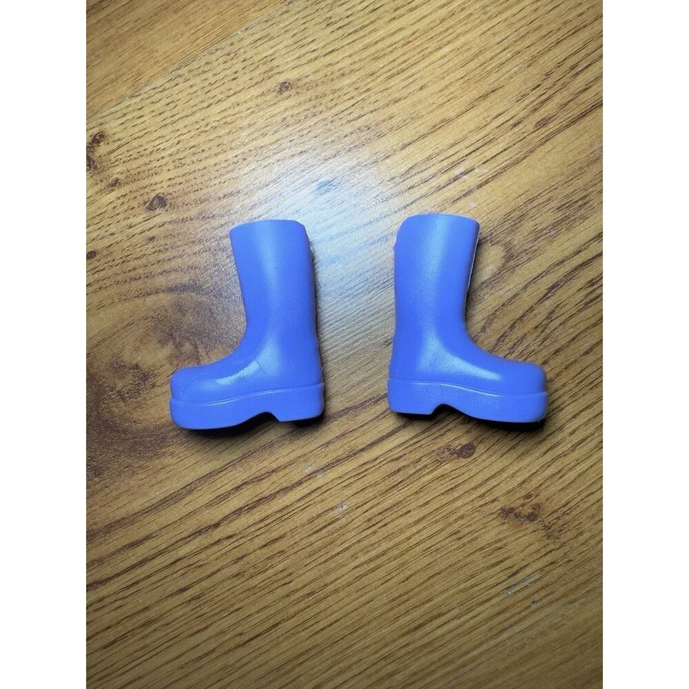 Barbie Mattel WEE 3 Three FRIENDS Doll RAIN BOOTS Shoes PURPLE BACK SLIT EASY ON
